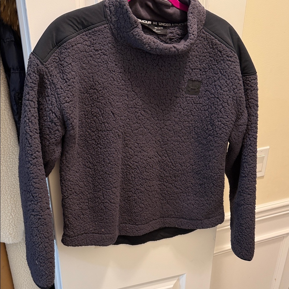 Under Armour Women's Charcoal Cowl Neck Sweater